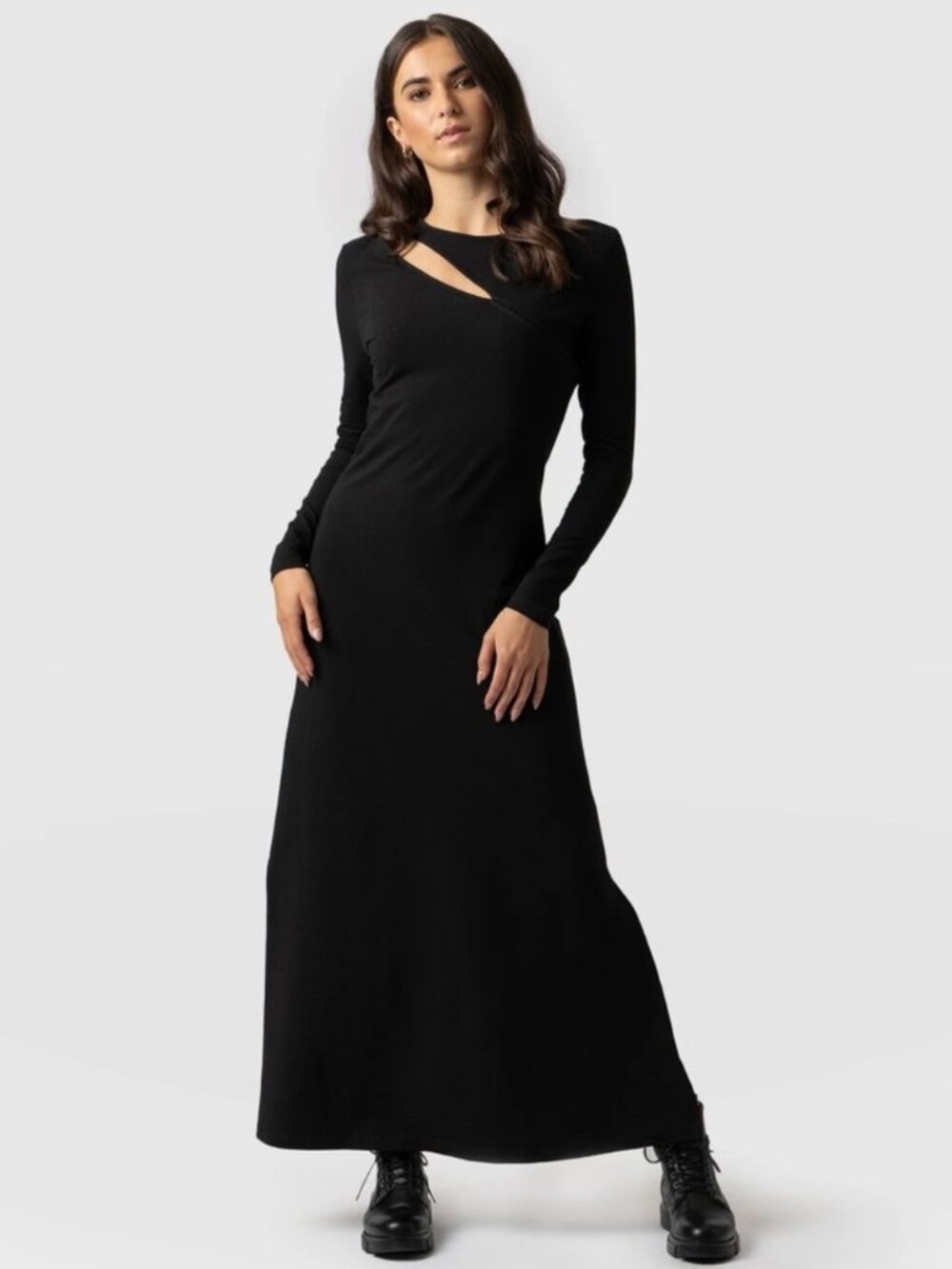 SAINT + SOFIA | NEW | Reveal Runway Dress | Black | Size 12